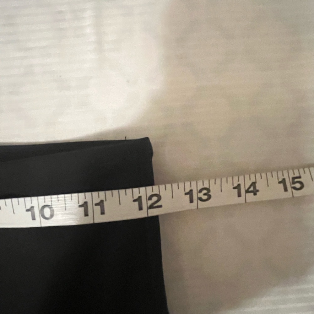 Zyia Active Black Leggings with zyia Active down the sides in white, size 4 - Picture 6 of 8